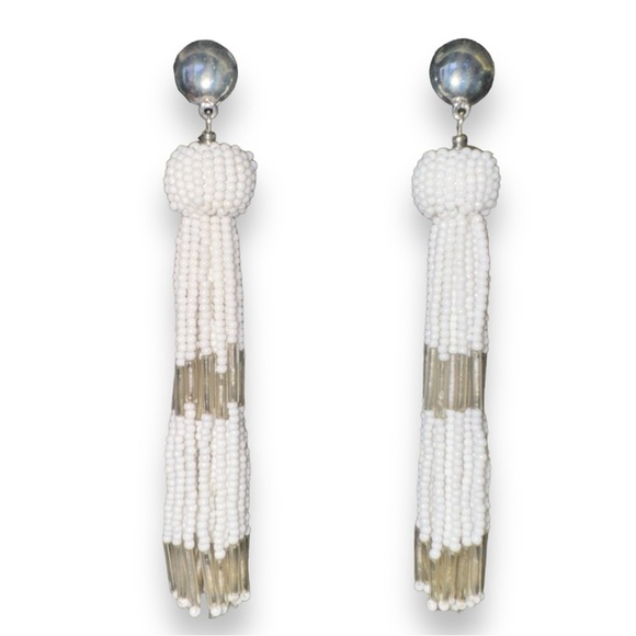 Vince Camuto Jewelry - Vince Camuto Long Beaded Tassel Earrings